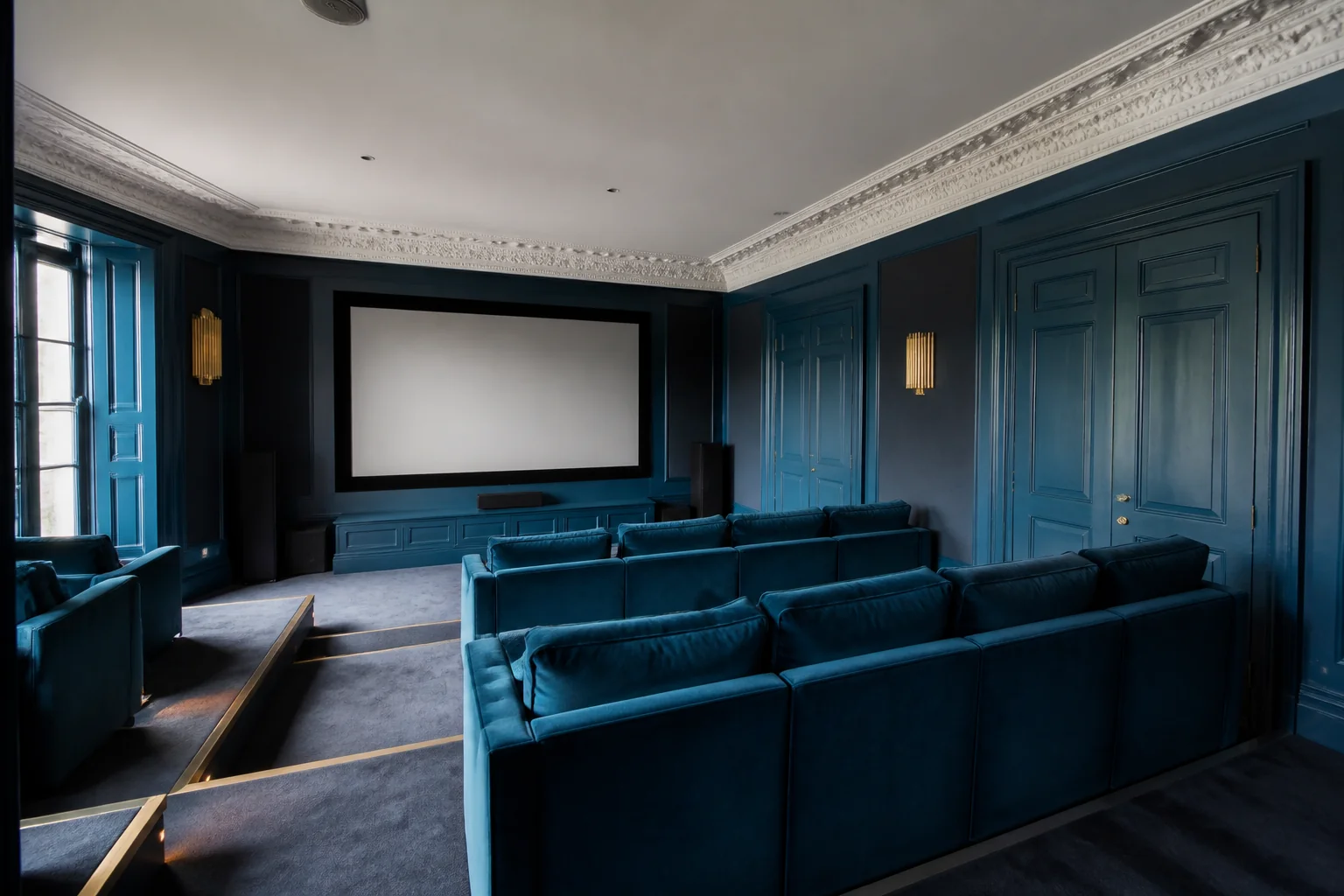 A Victorian media room remodel