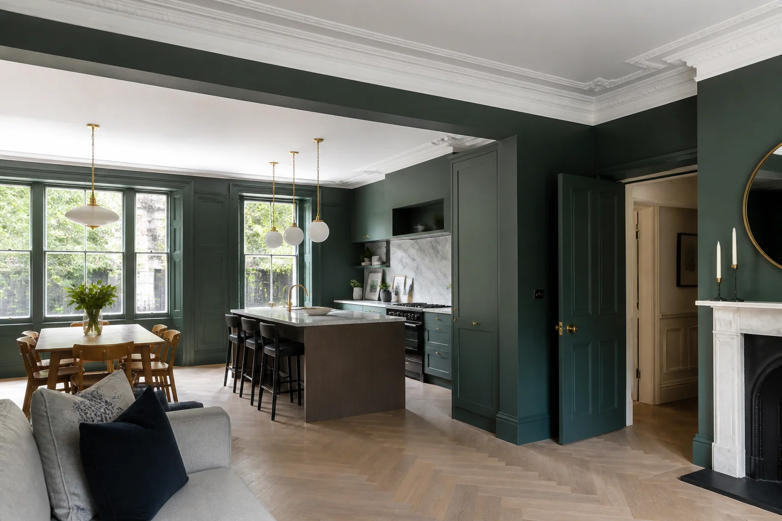 A Victorian open concept remodel