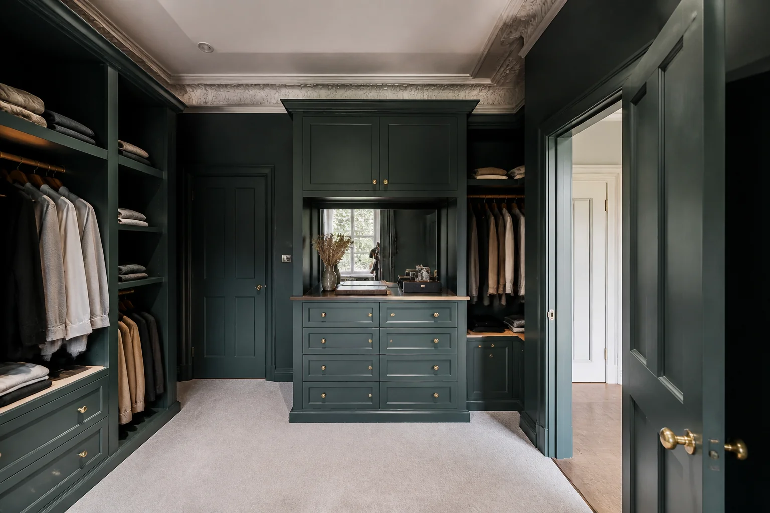 A Victorian walk-in closet remodel