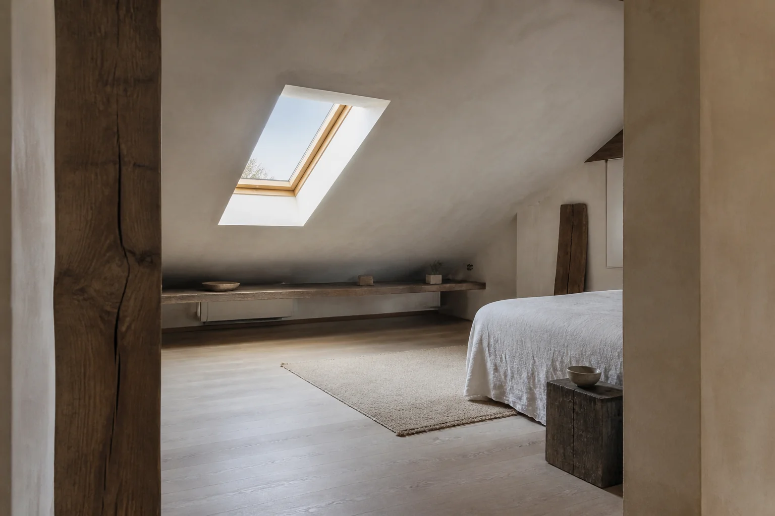 A Wabi-Sabi attic remodel