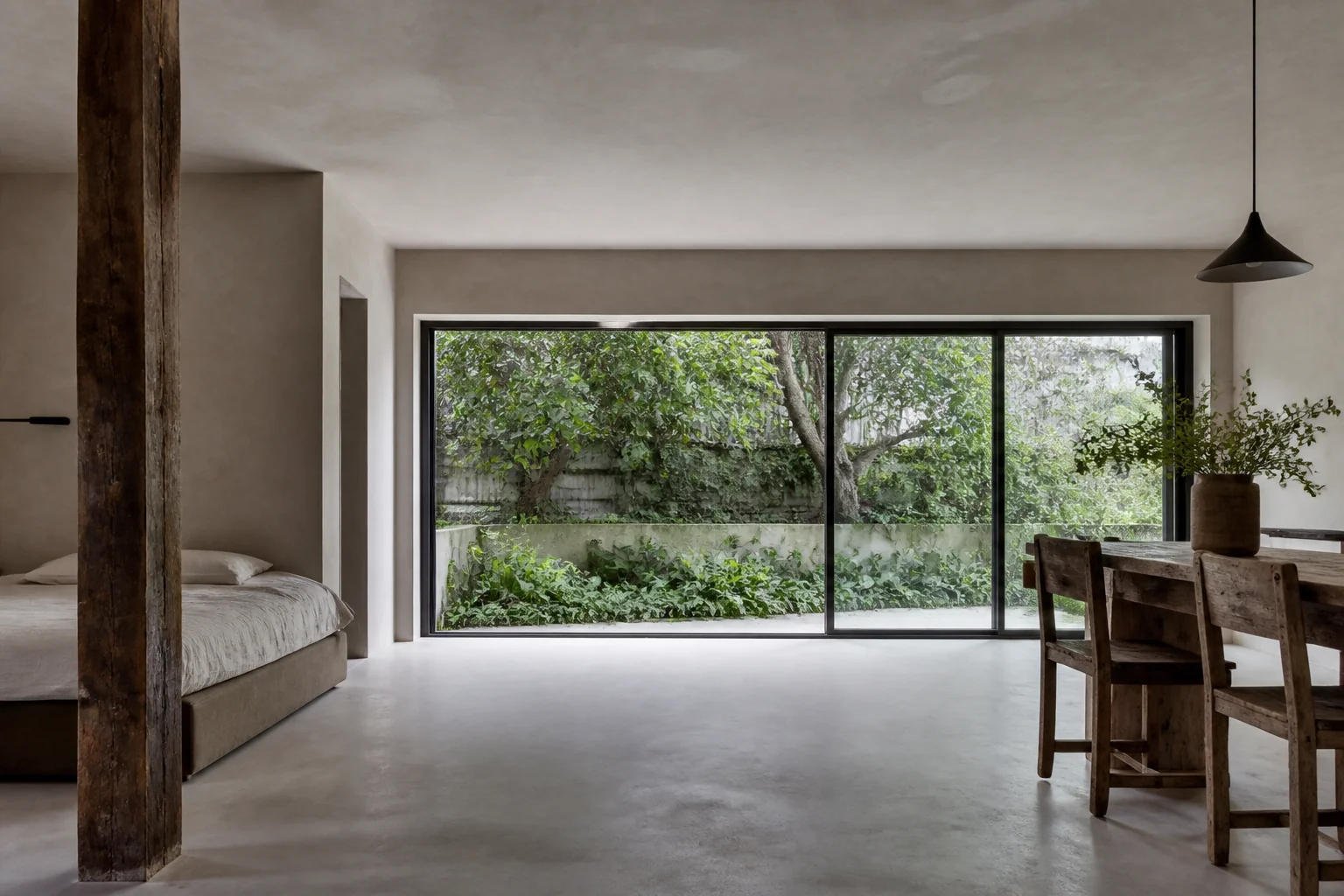 A Wabi-Sabi garage conversion