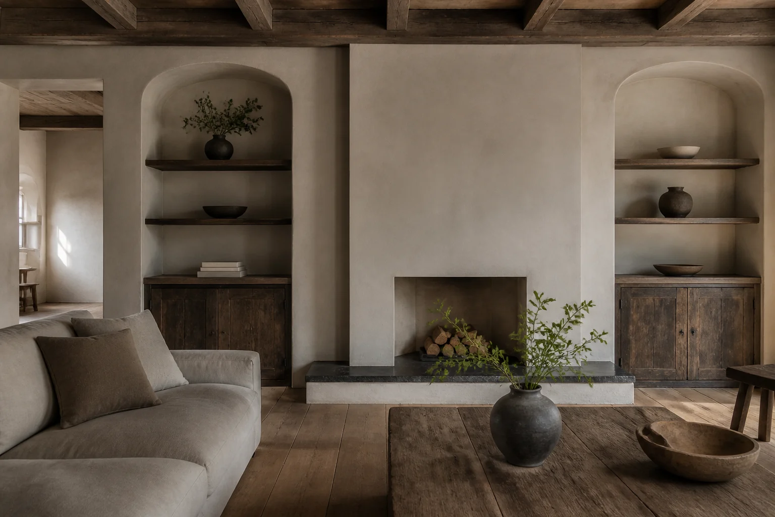 A Wabi-Sabi living room remodel