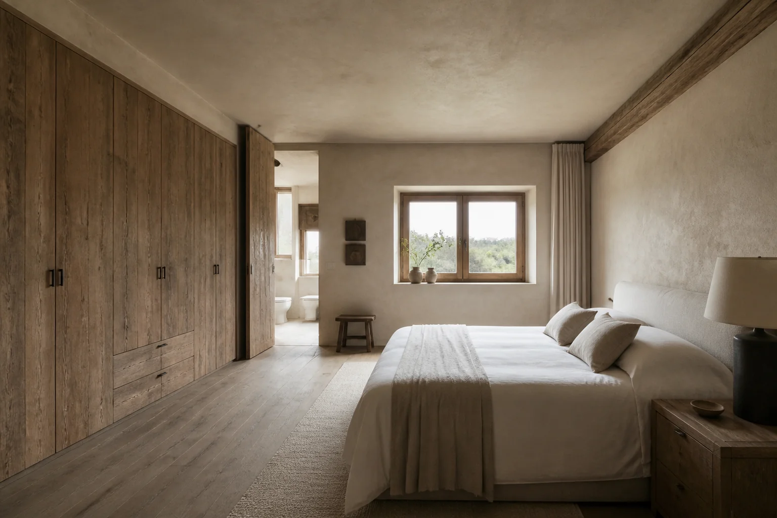 A Wabi-Sabi primary bedroom remodel