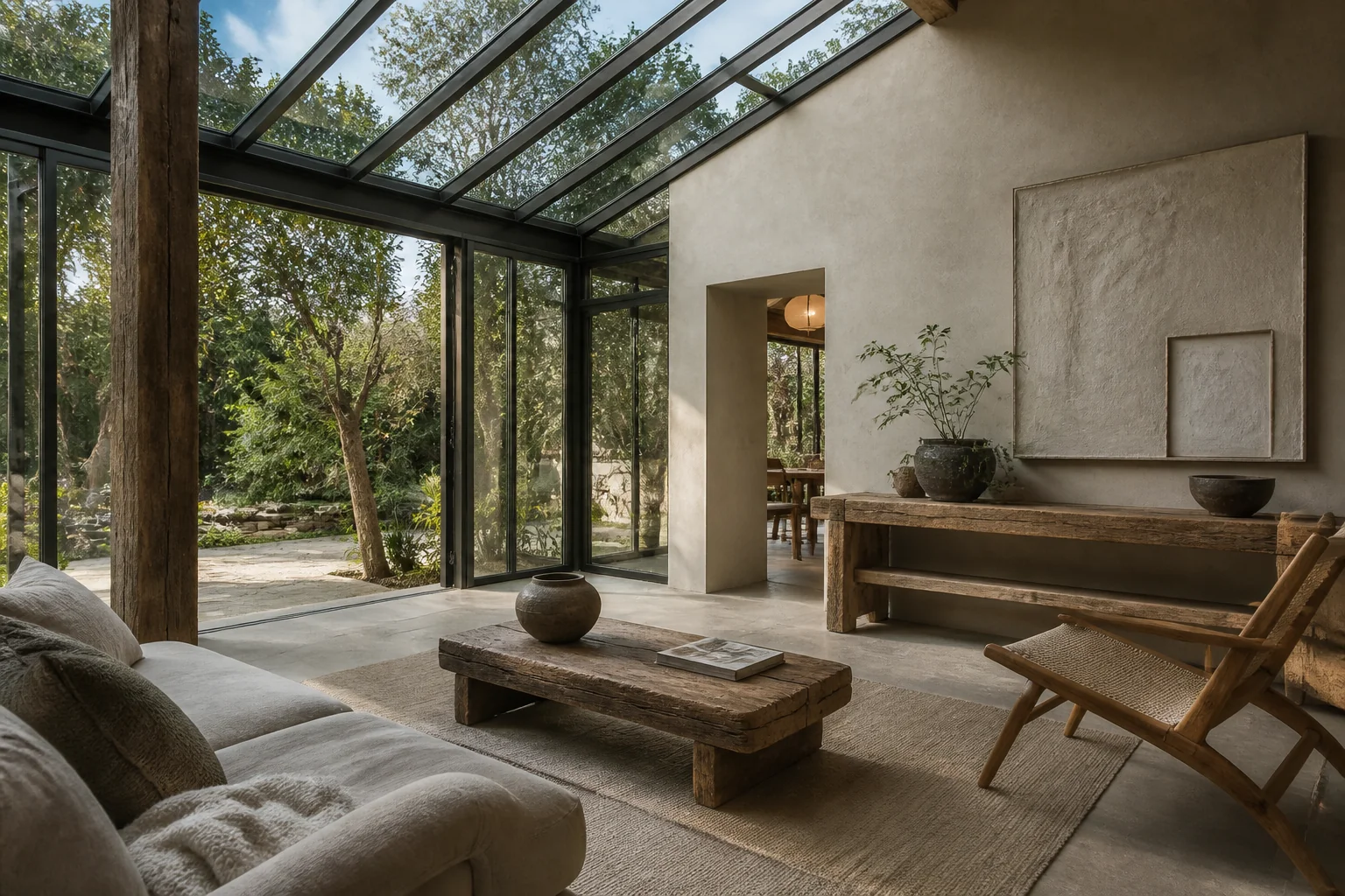 A Wabi-Sabi sunroom remodel