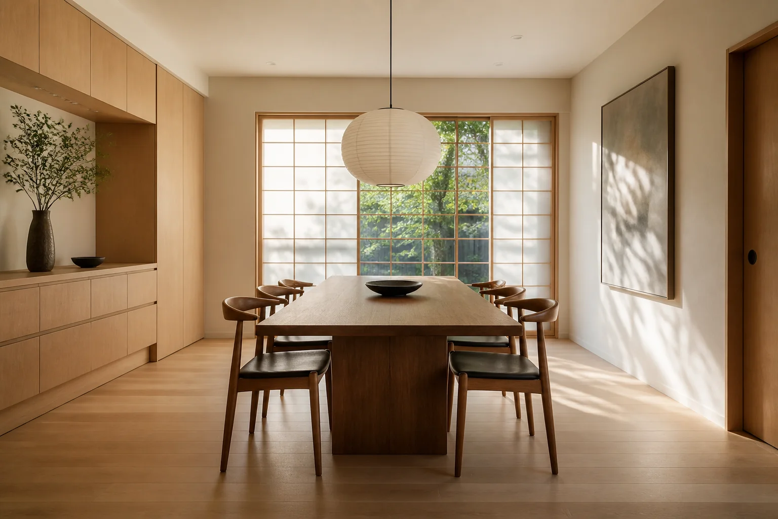 A Zen dining room remodel