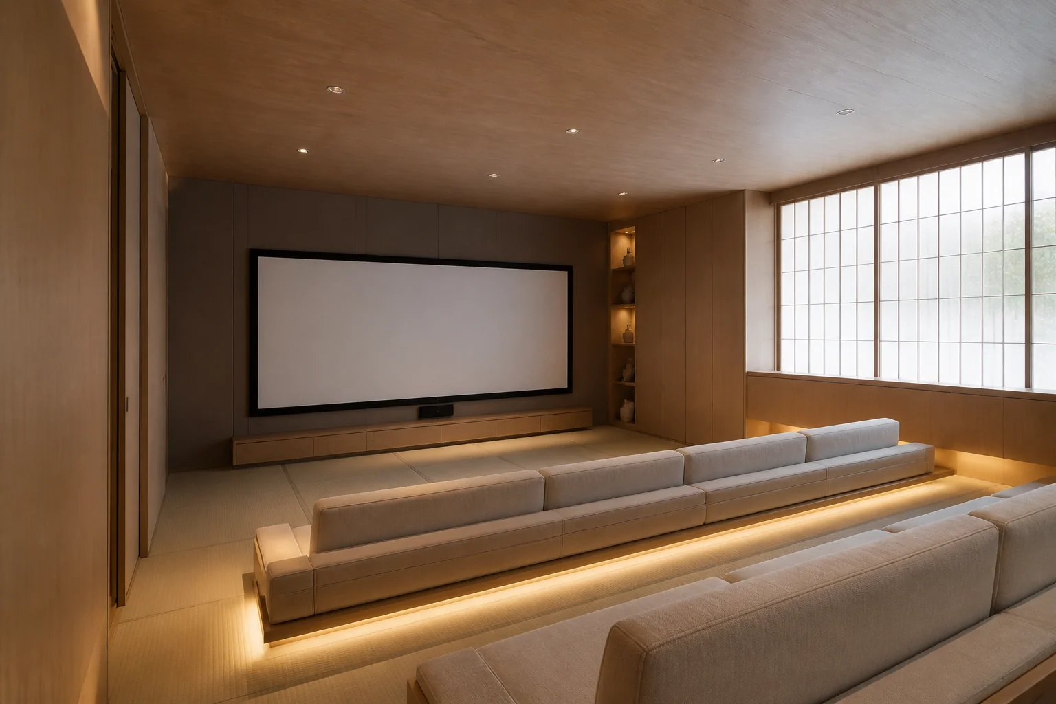 A Zen media room remodel
