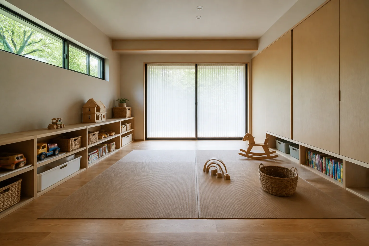 A Zen playroom remodel